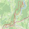 Trace GPS Boucle VTT depuis Neuville-sur-Ain, itinéraire, parcours