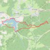 Trace GPS Randonnée lac de Bouzey, itinéraire, parcours