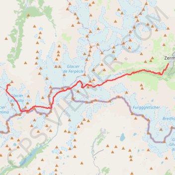Trace GPS Vignettes - Zermatt, itinéraire, parcours