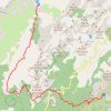 Trace GPS GR20 Asinau - Paliri, itinéraire, parcours