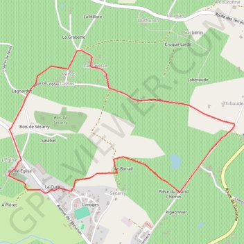 Trace GPS Circuit Paysages des Vignobles de Cocumont, itinéraire, parcours