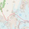 Trace GPS Tête Blanche-Bertol-Arolla, itinéraire, parcours