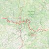 Trace GPS GR36 De Prayssac (Lot) à Savignac (Aveyron), itinéraire, parcours