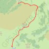 Trace GPS Lac d'Aygue Rouye, itinéraire, parcours