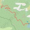 Trace GPS Rando raquettes du col de jou au refuge de Mariailles, itinéraire, parcours