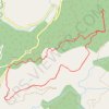 Trace GPS Fontaine du bandit et pointe d' Alziccio, itinéraire, parcours