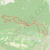 Trace GPS Les Alpilles autour des Baux de Provence, itinéraire, parcours