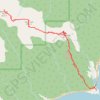 Trace GPS Traverse of Windy Point Ridge via The Buckle, Talus Peak and Navicular Peak, itinéraire, parcours