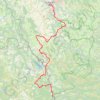 Trace GPS track, itinéraire, parcours