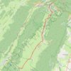 Trace GPS Lélex - Les Balcons du Léman, itinéraire, parcours