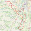 Trace GPS Sortie 3H 1200m, itinéraire, parcours